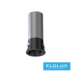UNIVERSO Mini spotlámpa 3w 160lm 4000k D25×57mm kivágás:D20mm fekete