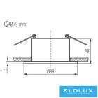 KANLUX GLOZO DSO B/W dekorációs keret SPOT