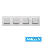 ELDLUX ELDIRA négyes üveg keret fehér