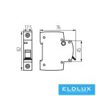 KANLUX KMB6-C25/1 kismegszakító