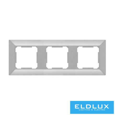 ELDGROUND Hármas műanyag keret Ezüst