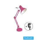 UNIVERSO Asztali lámpa 1xE27 Max.60w 160x500mm Rózsaszín