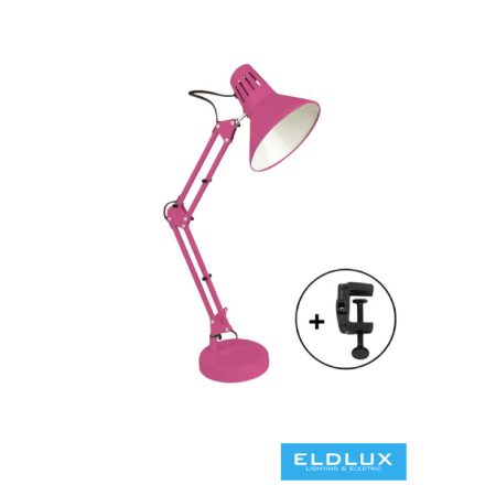 UNIVERSO Asztali lámpa 1xE27 Max.60w 160x500mm Rózsaszín