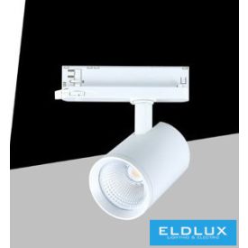   UNIVERSO Háromfázisú sínhez spotlámpa 30w 3250lm 4000k Ra90 38° IP20 Fehér D75x120mm 5év