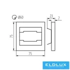 KANLUX TERRA Mini LED B-NW lámpa