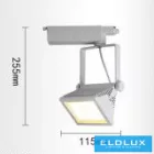 UNIVERSO Egyfázisú sínhez lámpa 30w 2700lm 3000k Ra≥90 90° fehér