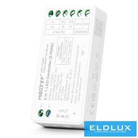   MIBOXER 2in1 RF 2.4G SIMA/CCT LED Szalaghoz Vezérlő DC:12-24V Max:12A