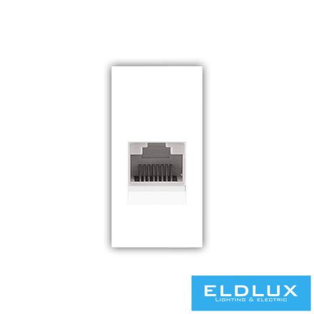ELDLUX ELDTREND RJ45 Cat.6 UTP aljzat fehér