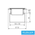 KANLUX Padlódoboz MOWION BIURO+  Arany 3 modul