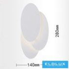 UNIVERSO Fali lámpa 12w 320lm 4000K 140×280mm fehér