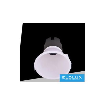 UNIVERSO Süllyesztett spot lámpa 5w 463lm 3000k RA90 24° IP20 Fehér D83x81.5mm kivágás:75mm