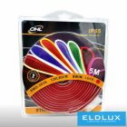 UNIVERSO Neon LED szalag 12v 2835-120D-8w/M Piros IP65 5M