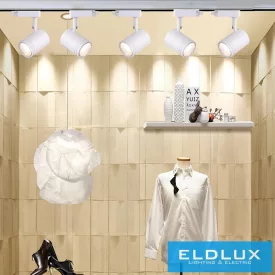   UNIVERSO egyfázisú sínre szerelhető lámpa GU10 Max 60w fehér