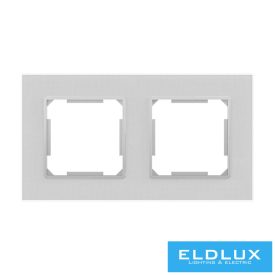 ELDIRA Kettes üveg keret Ezüst