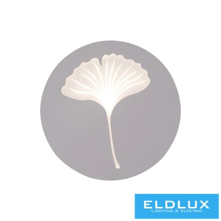 UNIVERSO levélmintás fali lámpa 9w 630lm CCT IP20 ∅220x40mm fehér