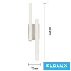 UNIVERSO Fali lámpa LED 10w 800lm 4000k IP20 365×70mm fehér