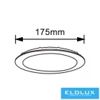 UNIVERSO Kör alakú süllyesztett LED panel 12w 1200lm CCT/kap. 120° IP20 Fehér D168mm kivágás:D157mm 3év