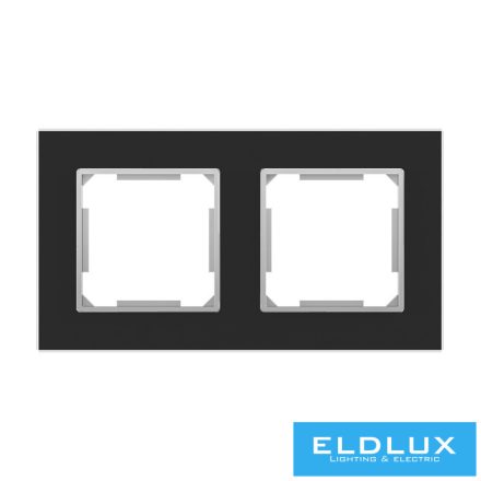 ELDIRA Kettes üveg keret Fekete