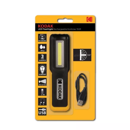 Kodak Elemlámpa MultiUse 150 (akkumulátoros) (150+60 lumen)