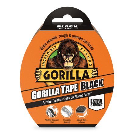 Gorilla Tape Black 11m x 48mm Fekete Extra Erős Ragasztószalag 