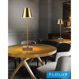   UNIVERSO Tölthető asztali lámpa 5V-2000mAh 1w 100lm CCT 108x375mm Arany