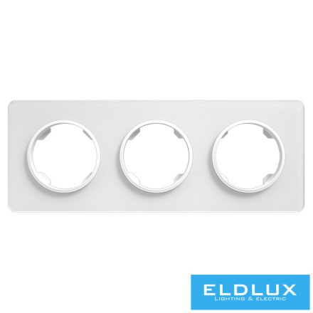 ELDELIZ Hármas üveg keret Fehér