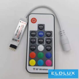  UNIVERSO RGB LED szalaghoz rádiófrekvenciás távirányítós kapcsoló