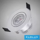 UNIVERSO mini spot lámpatest 3w 2700k 270lm 30° IP20 68×32mm ezüst