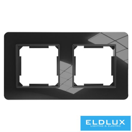 ELDBRIDGE Kettes üveg keret Fekete