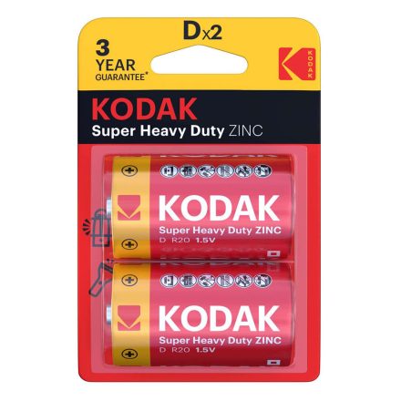 Kodak Extra Zinc Féltartós Góliát Elem D (1,5V) B2