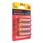 Kodak Extra Zinc Féltartós Ceruza Elem AA (1,5V) B4