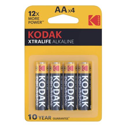 Kodak Xtralife Alkáli Ceruza Elem AA (1,5V) B4