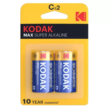Kodak Max Alkáli Baby Elem C (1,5V) B2