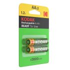 Kodak Akkumulátor Ceruza 2600mAh Ni-Mh AA B2