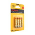 Kodak Ultra Premium Alkáli Mikro Elem AAA (1,5V) B4
