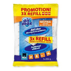 BISON Páramentesítő Utántöltő Tasak, 3x450g