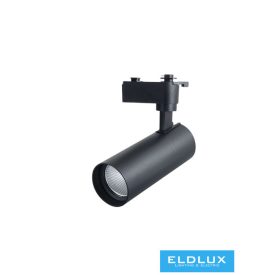   UNIVERSO Egyfázisú sínhez lámpa 15w 1270lm CCT.kap 38°  IP20 Fekete D74x238mm