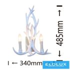 UNIVERSO Fali lámpa 2 karos 2xE14 Max.40W D34x48.5cm fehér