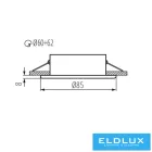 KANLUX MARIN CT-S80-AB Spot MR16