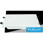 UNIVERSO Négyzet alakú süllyesztett LED panel 24w 2400lm CCT/kap. 120° IP20 Fehér 240x240mm kivágás:205x205mm