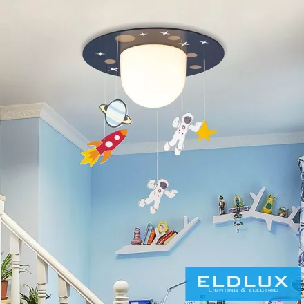 ELDLUX UFO mennyezeti lámpa E27 kék