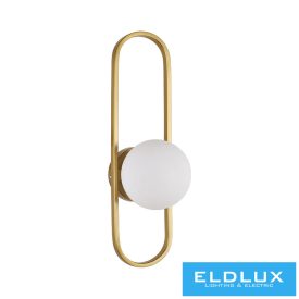 UNIVERSO Fali lámpa 1xG9 max.10w 120x420mm IP20 Óarany