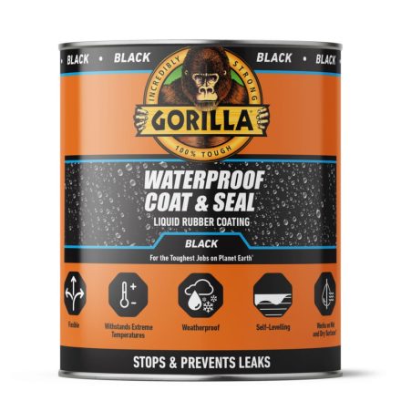 Gorilla Coat & Seal Vízálló Bevonat és Tömítő Fekete 473ml