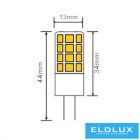 UNIVERSO LED fényforrás G4 12v 3W 360lm 3000K