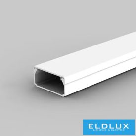   KOPOS Vezetékcsatorna öntapadós műanyag 32mmx 15mmx 2000mm fehér kezeletlen LHD