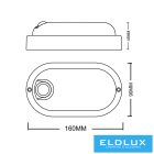 UNIVERSO Kültéri lámpa mozgásérzékelővel 9w 820lm 6500k 160x90x45mm IP56 fehér 5év