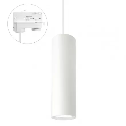 MADARA MINI II GU10 SUSPENDED FOR TRACK 3F 230V IP20 FI55*200MM WHITE