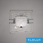 ELDLUX ELDGROUND 2P+F konnektor gyerekvédelemmel csapfedéllel arany csavaros IP44