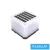 UNIVERSO Napelemes oszlop lámpa 3.2V-1500mAH 5V-1.6w 90lm CCT.kap IP65 Fekete 150x150x126mm