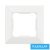 ELDGROUND Egyes műanyag keret Fehér